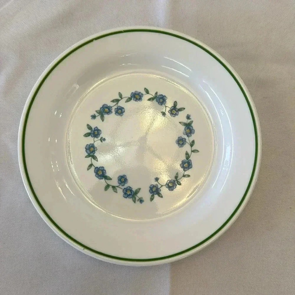 Corelle FORGET ME NOT Bread & Butter Plates 6.75” and Cup - Picture 3 of 7